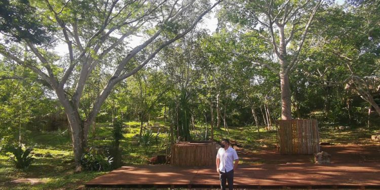En Xocén, el Centro del Mundo, Alfredo Fernández se llena de las mejores vibras y energías para iniciar su mandato