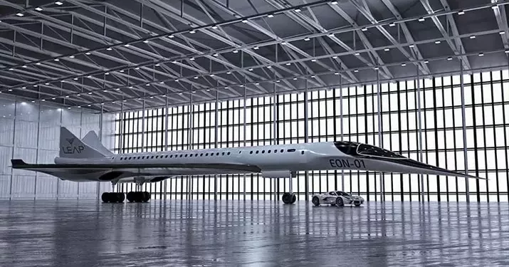 Este avión es igual de rápido que el Concorde... pero no contamina