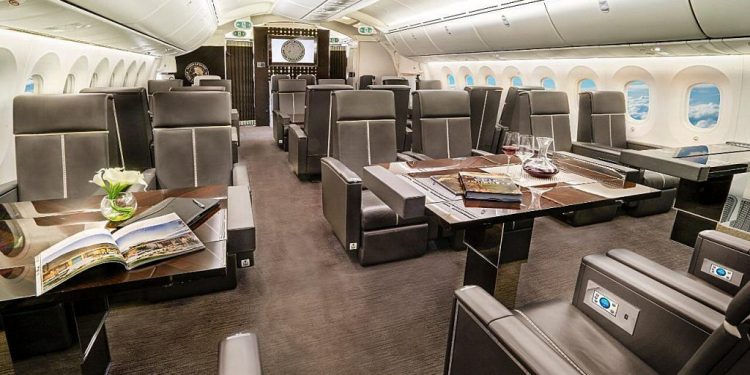 avion presidencial interiores