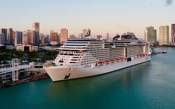 MSC Meraviglia se suma a retorno de cruceros tras zarpar desde Miami