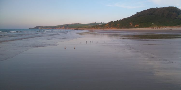 Playa San Vicente de la Barquera, Cantabria