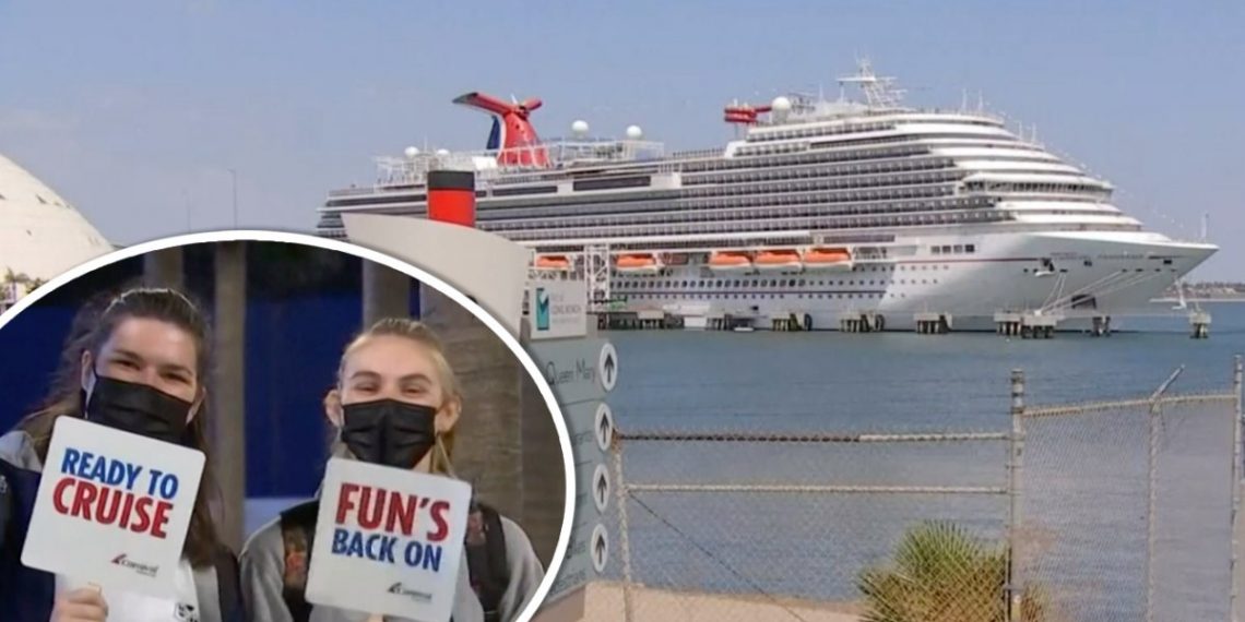 Sale de California el primer crucero tras la pandemia del COVID-19 – Telemundo Las Vegas