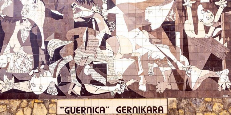 Una representación del Guernica de Picasso en España