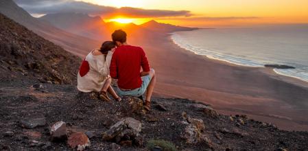 Puesta de sol en Fuerteventura