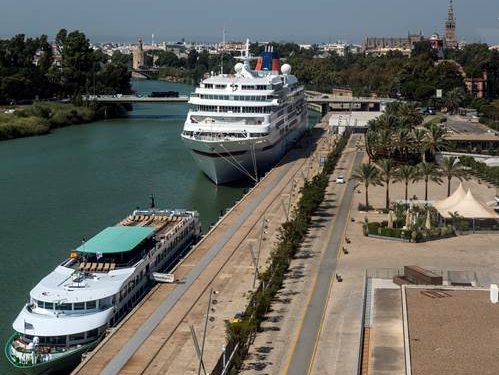 Puerto de Sevilla reactiva atención de cruceros con la primera escala de la Belle de Cadix