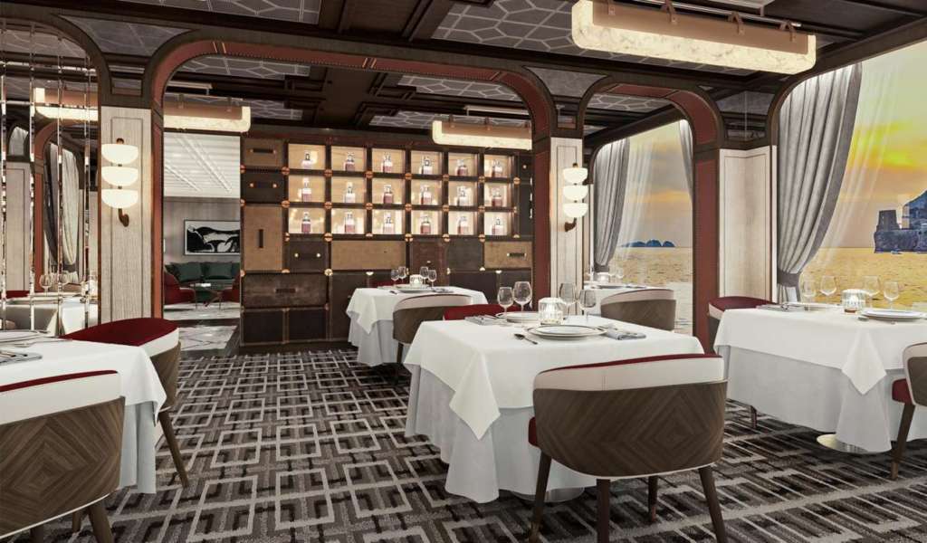 La naviera Regent Seven Seas renueva las suites y salones de su exclusivo crucero, que debutará en 2023 con un viaje desde Miami a Barcelona