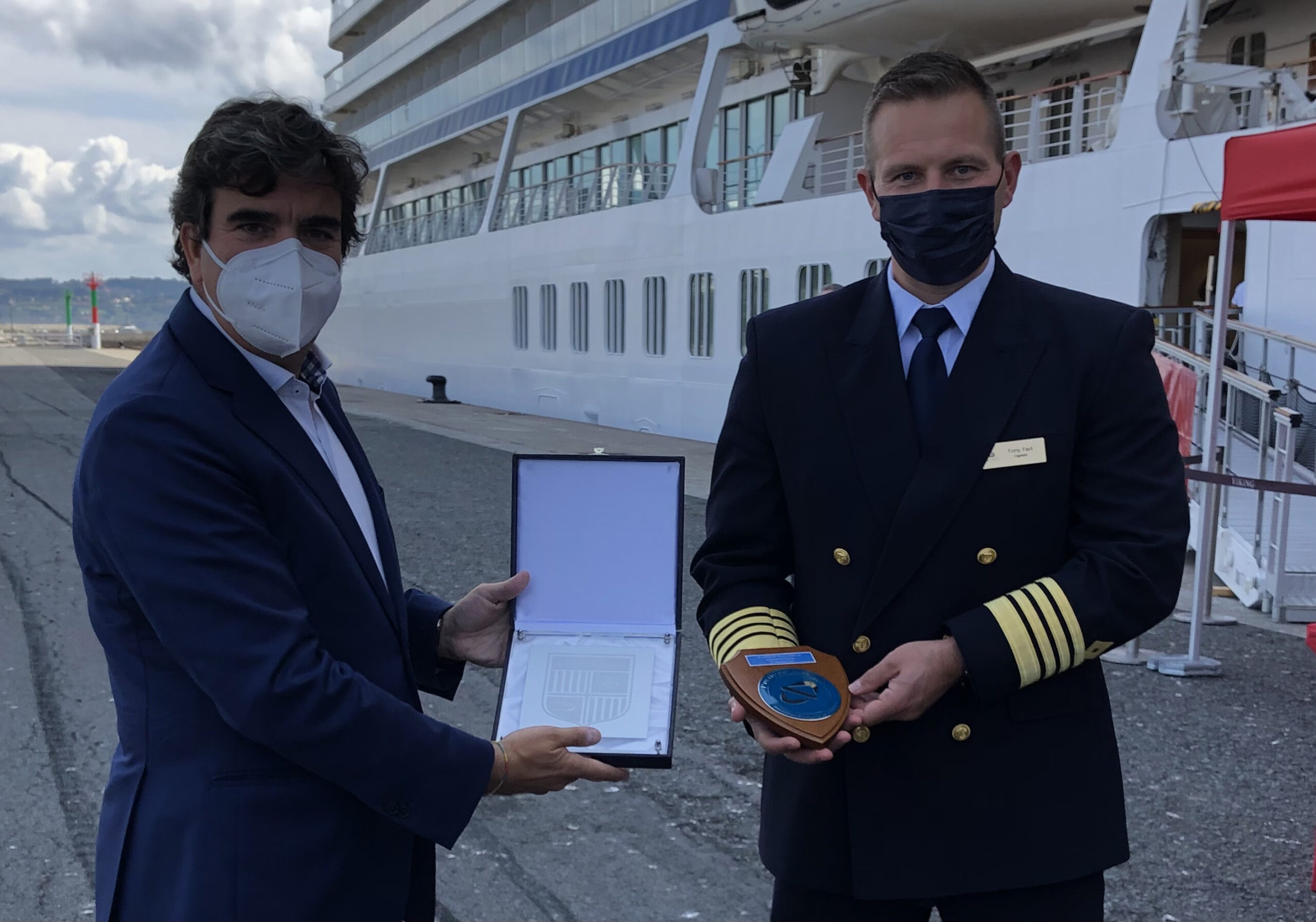 Satisfacción tras la primera escala de cruceros en La Coruña tras la pandemia