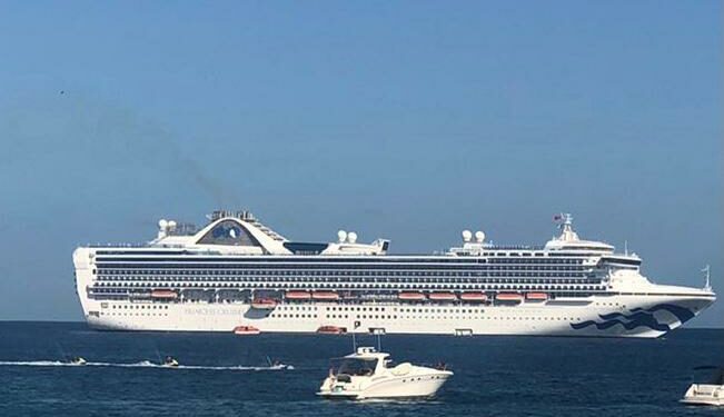 Crucero Grand Princess llega a CSL después de un año ausente