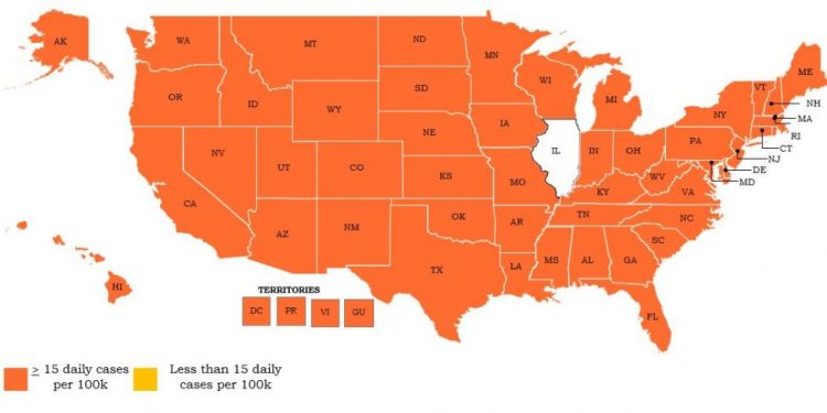 Chicago agrega a todos los estados del país al aviso de viajes por COVID-19 – Telemundo Chicago