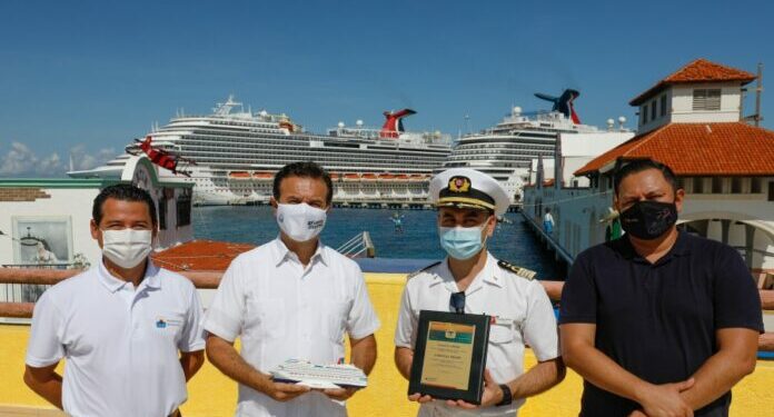 Cozumel ya recibe a las cinco compañías de cruceros más importantes de la industria
