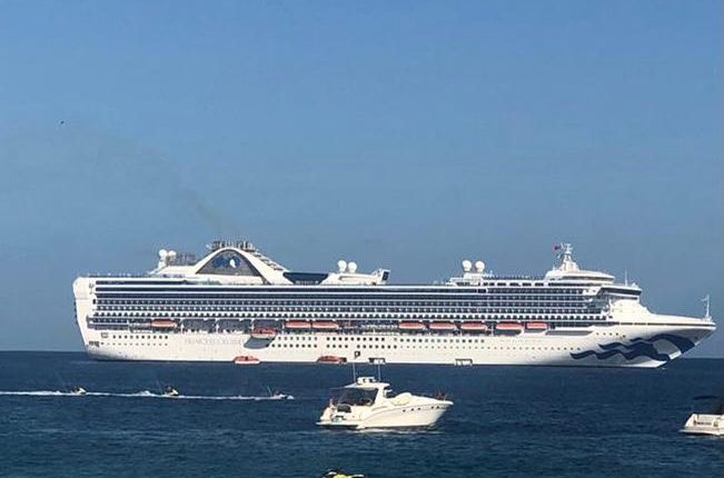 Crucero Grand Princess llega a CSL a más de un año de ausencia