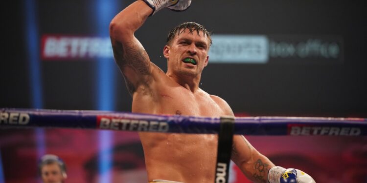 Usyk no es un gran fan de la charla de Fury