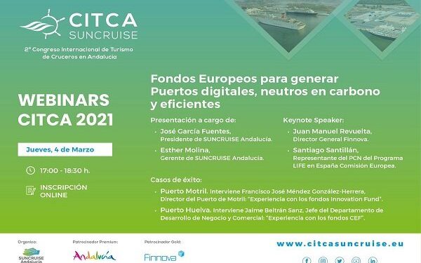 El Puerto de Huelva aborda la estrategia del sector cruceros en un webinar