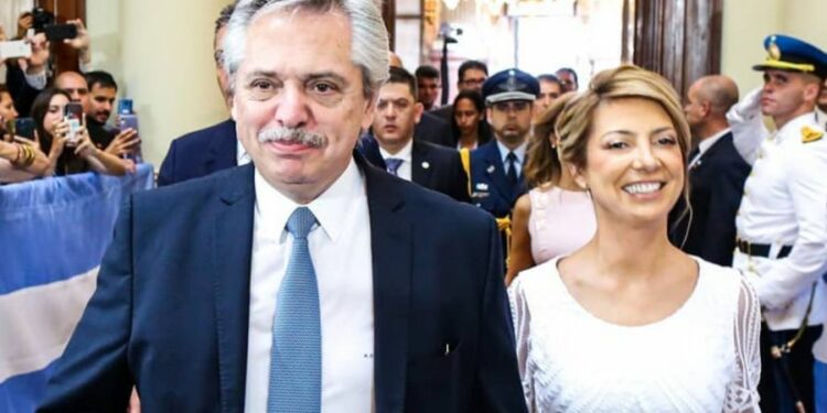 Fabiola Yañez y Alberto Fernandez