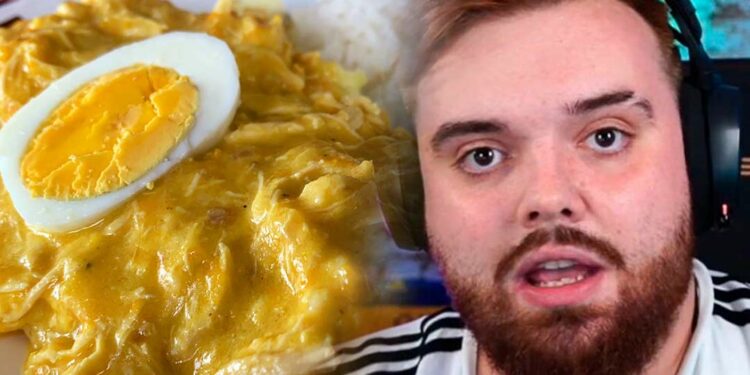 Ibai Llanos dice que la comida española no tiene rival, pero lo siento, existe el aji de gallina