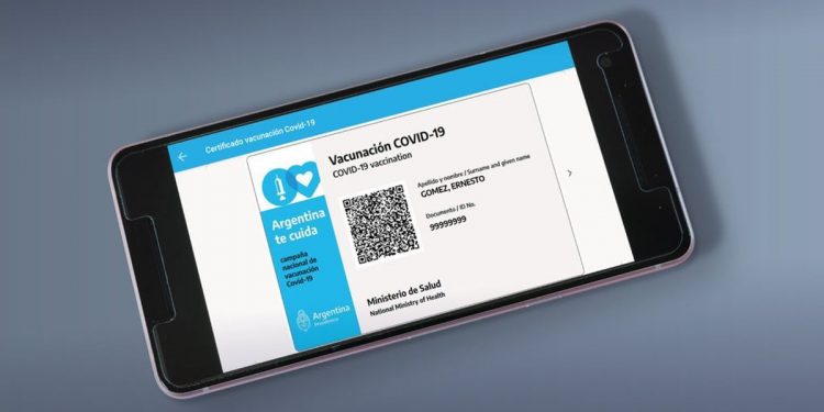 La credencial digital Mi Argentina funcionará como documento oficial de vacunación contra el Covid-19 en el exterior