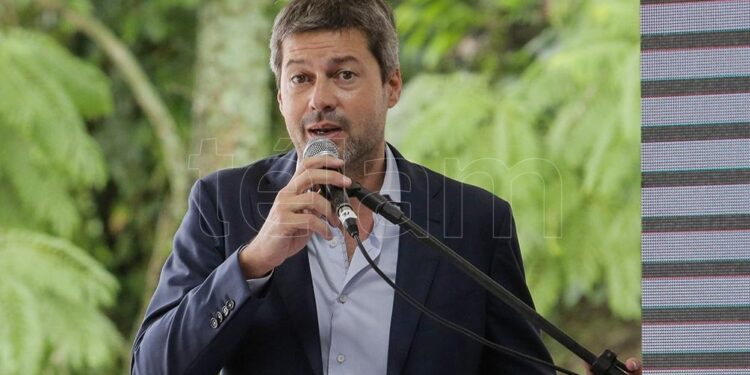 Matias Lammens sostuvo que el programa "va seguir impulsando la reactivación que ya estamos viendo en la calle". Foto archivo Adrian Lugones.