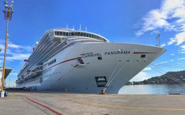 Llegará este miércoles el crucero Carnival Panorama a Mazatlán