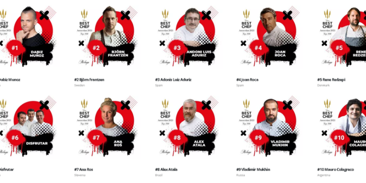 Mauro Colagreco fue seleccionado entre los 10 mejores chefs del mundo