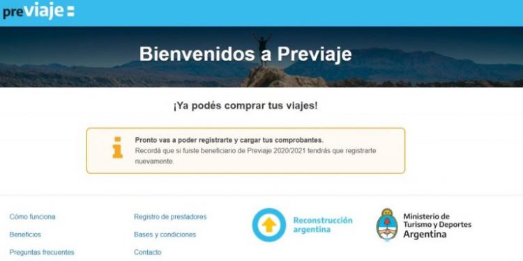 Previaje: ¿Cuándo se pueden empezar a cargar los consumos en la página web? | ANB :: Agencia de Noticias Bariloche