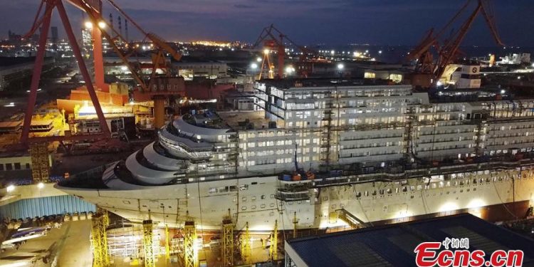 Primer gran crucero de China pronto surcará los mares
