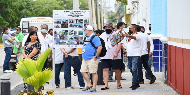 Segundo crucero turístico deja derrama al comercio de Mazatlán
