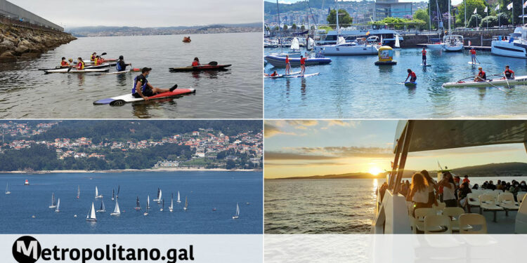 Visita a un velero, viajes en barco al atardecer o kayak: así es la Semana Azul de la Ría de Vigo