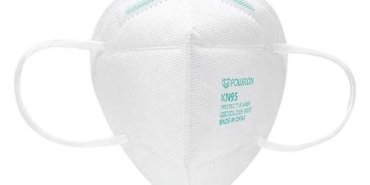 Mascarilla facial Powecom KN95