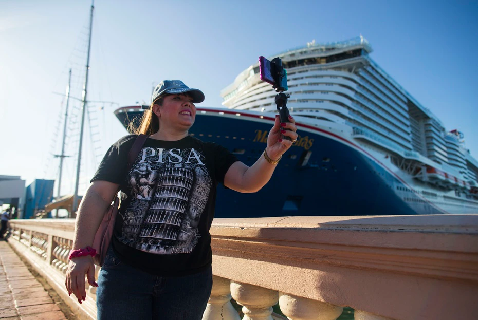 Puerto Rico fue la primera parada del viaje inaugural de Mardi Gras tras partir de Puerto Cañaveral, en Florida.