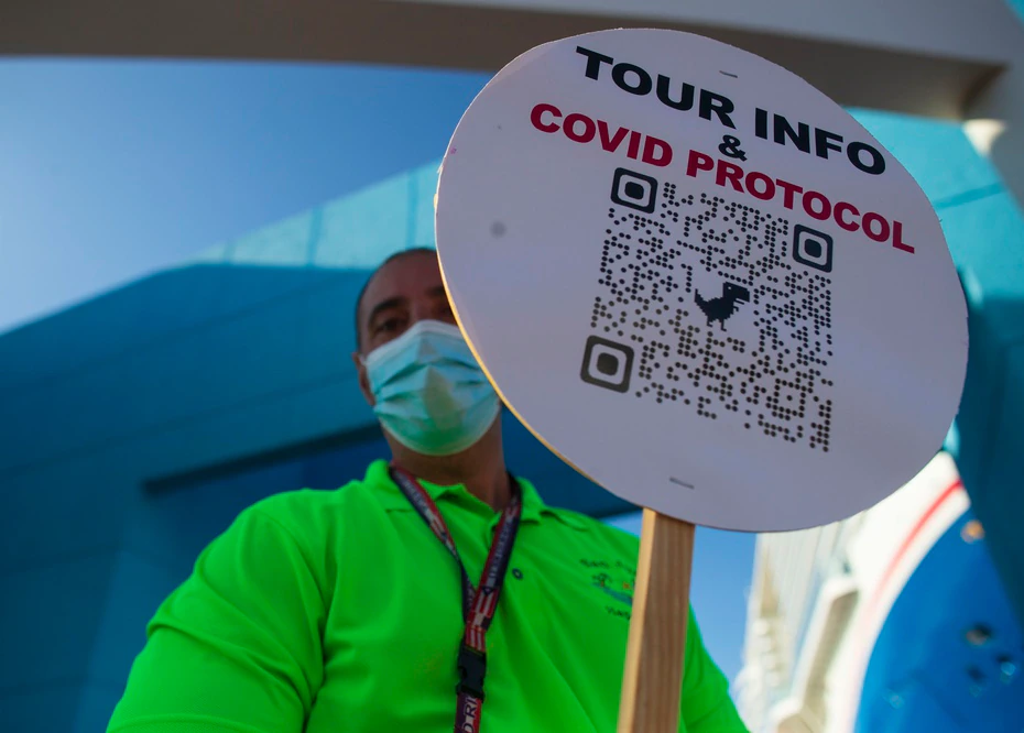 Mientras, los transportistas que atienden a los cruceros volvieron a trabajar luego de un año.