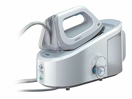 Braun Carestyle 3 IS3042 1WH - Centro de planchado, 2.400 w, 120 g min, 5,5 bar, depósito 2 l, blanco y gris