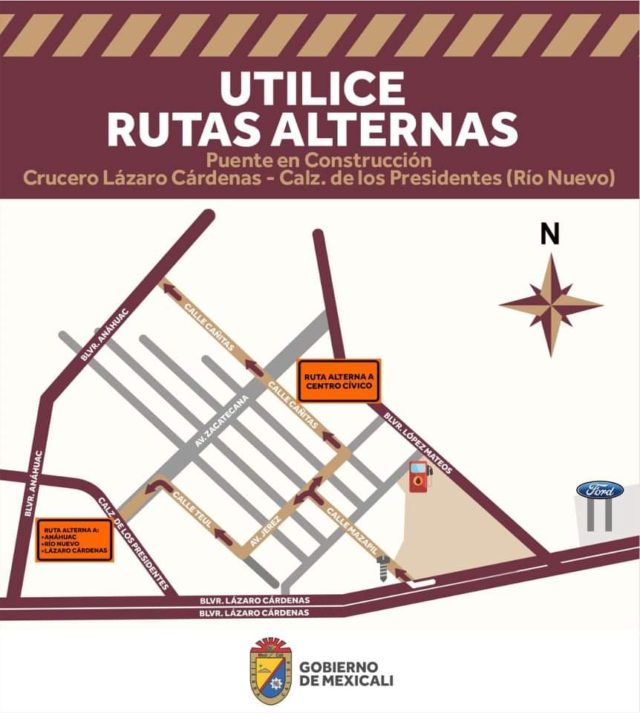 rutas alternas