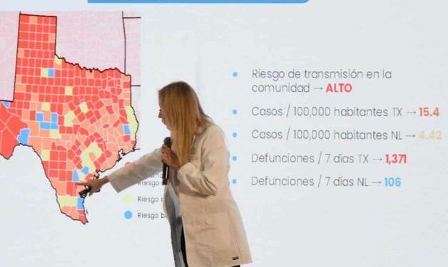 Alerta a regios de viajes a Texas por coronavirus