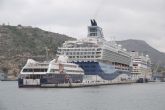 Cerca de 2.000 turistas llegan al puerto de Cartagena en la primera triple escala de cruceros del año