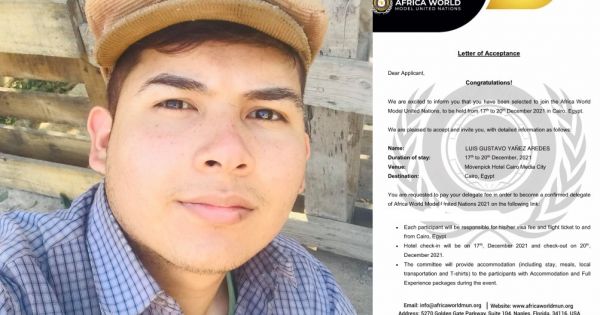 Changuito salteo fue elegido para viajar a Egipto y necesita ayuda