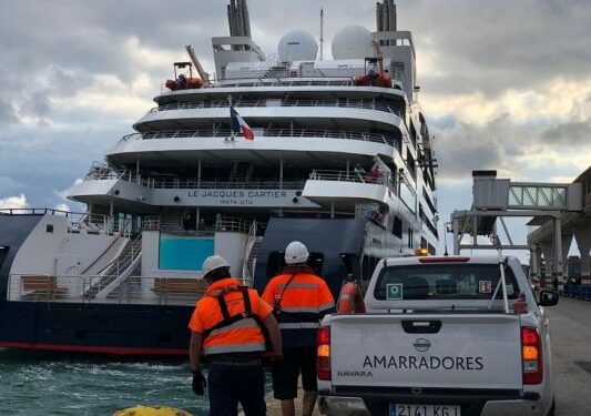 Crucero Jacques Cartier realiza su primera escala en el Puerto de València