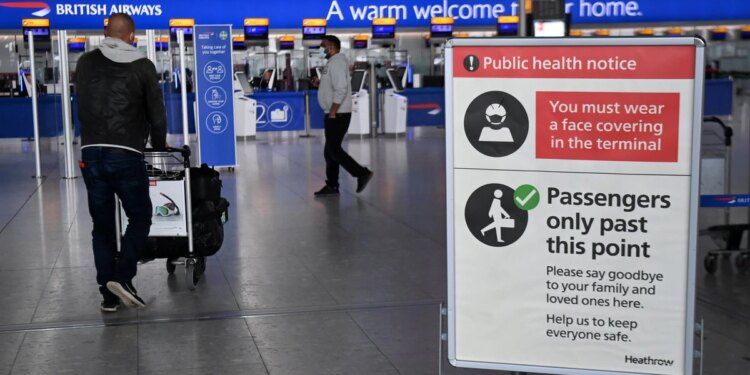 El Reino Unido simplifica las condiciones de viaje con menos test de covid
