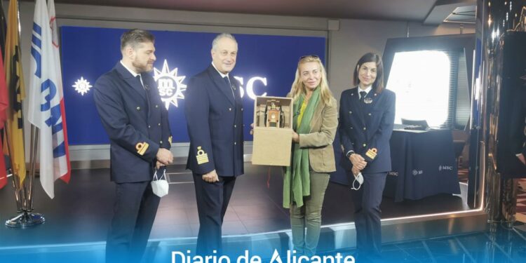 El innovador crucero MSC Virtuosa visita por primera vez el puerto de Alicante