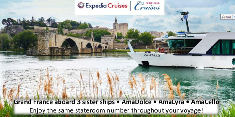 Expedia Cruises - Wine Club Cruises y Ama Waterways ofrecen crucero enológico