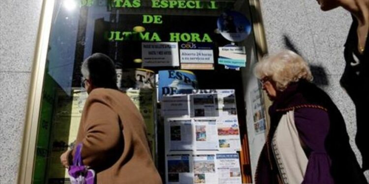 La facturación de las agencias de viajes está aún un 50% por debajo de los niveles del 2019