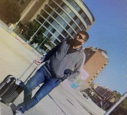 El montenegrino Prelevic Nebujosa, detenido en la operación Musala, en una imagen de la policía tomada en Málaga.