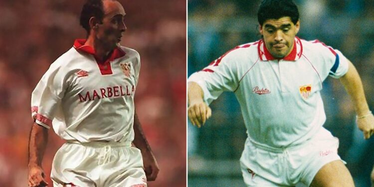 Los recuerdos de un ex compañero de Maradona en Sevilla: la única regla en los viajes junto a Diego y el gesto desconocido con un vagabundo