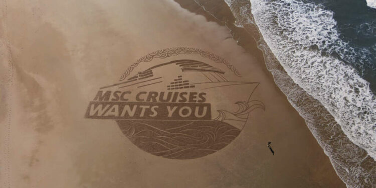 MSC Cruises quiere romper con esa costumbre y propone dotar al exterior del MSC Euribia con una explosión de colores.