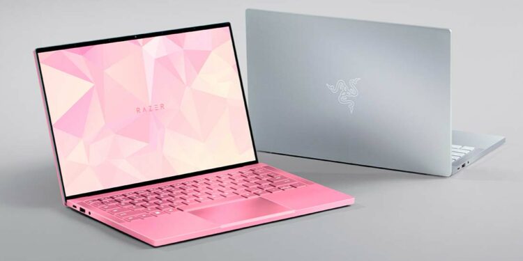 Razer Book Quartz diseño rosa