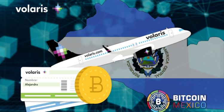 Volaris aceptará Bitcoin como método de pago en viajes a El Salvador