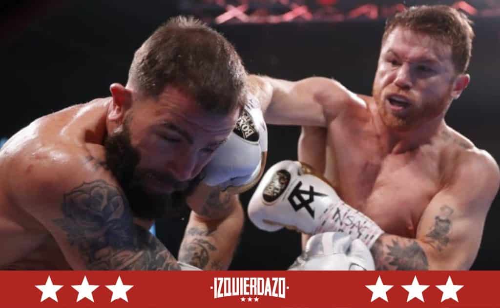 Caleb Plant y Canelo Álvarez