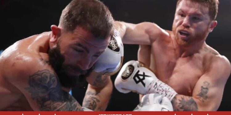 Caleb Plant y Canelo Álvarez