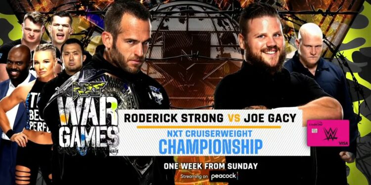 NXT 2.0: se confirma la lucha por el Campeonato Peso Crucero de NXT en NXT WarGames