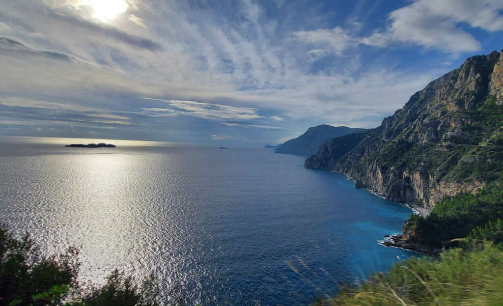 Esta es la espectacular Costa Amalfitana.