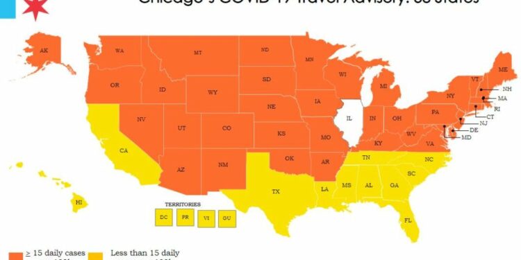 38 estados y un territorio se encuentran en la lista – Telemundo Chicago